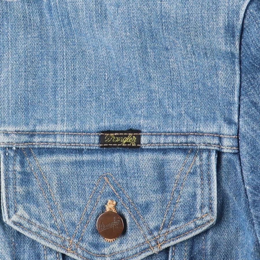 Wrangler（ラングラー） 古着 70年代 黒タグ デニムジャケット Gジャン