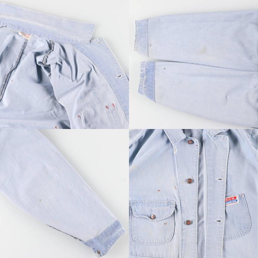古着 80年代 BIG B BROTHERHOOD デニムカバーオール カナダ製 メンズL