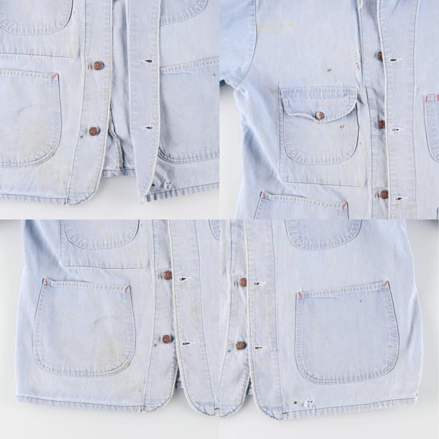 古着 80年代 BIG B BROTHERHOOD デニムカバーオール カナダ製 メンズL