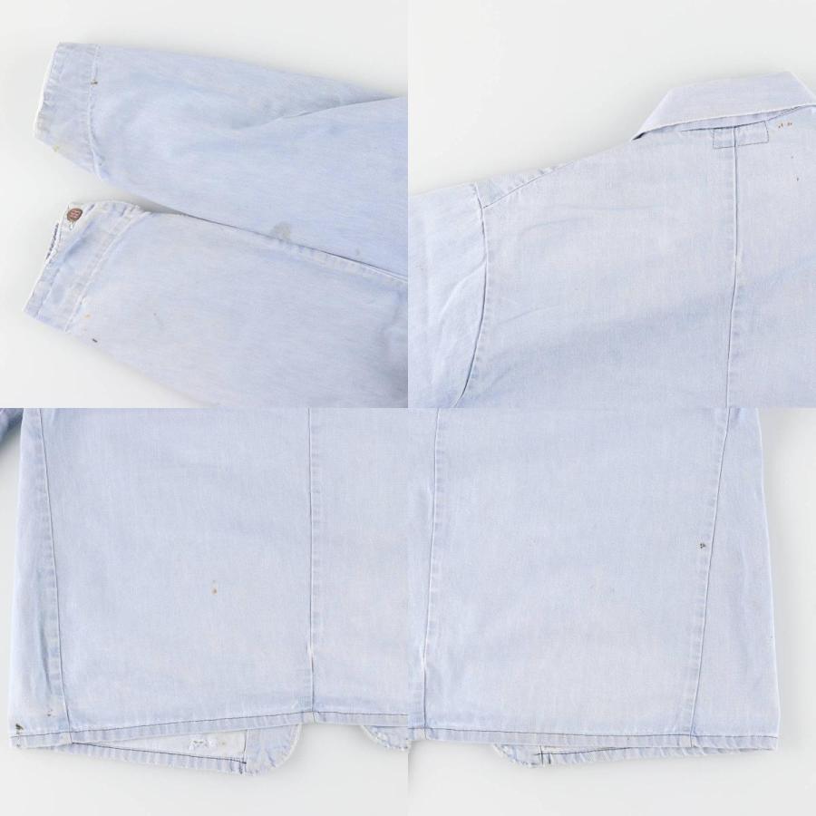 古着 80年代 BIG B BROTHERHOOD デニムカバーオール カナダ製 メンズL