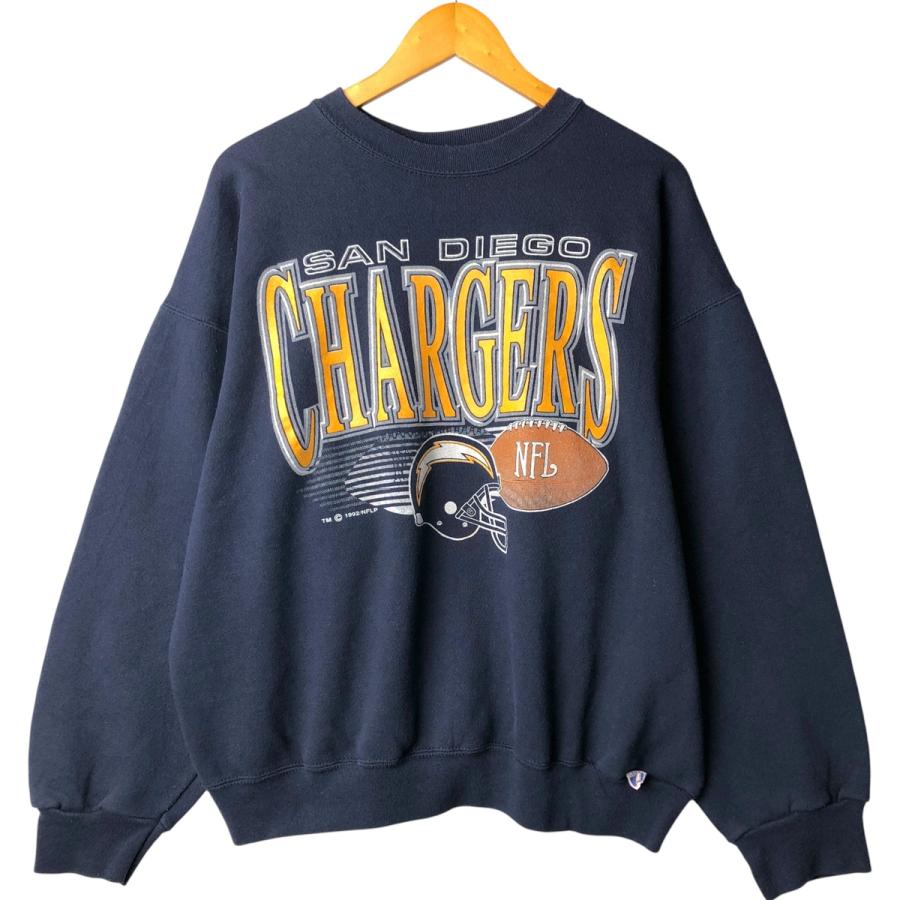 Champion / NFL THROWBACKS ★vintage スウェット 古着 90年代 LOGO7 NFL サンディエゴチャージャーズ プリント