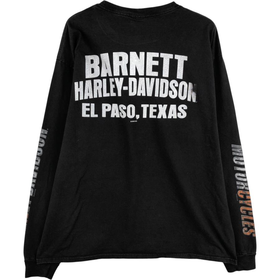 【ハーレー ダビッドソン】 ロンTシャツ ロンT e106 古着 ハーレーダビッドソン Harley-Davidson モーターサイクル ロングT