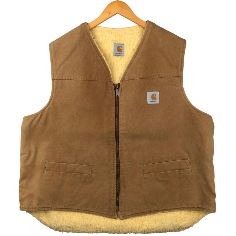 Carhartt カーハート　ダックベスト　古着　Lサイズ Carhartt（カーハート） 古着 ダックベスト メンズL相当 ヴィンテージ