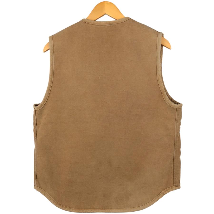 60年代〜70年代 Carhartt ダックベスト ブラウン ビンテージ S 古着 80～90年代 カーハート Carhartt ダックベスト USA製 メンズXL