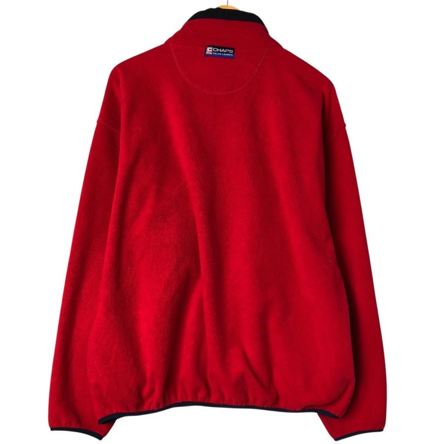 古着 ラルフローレン Ralph Lauren CHAPS チャップス ハーフジップ フリースプルオーバー メンズXL相当/eaa598236 古着 ラルフローレン Ralph Lauren CHAPS チャップス ハーフジップ