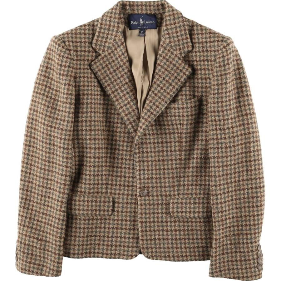 古着 90年代 ラルフローレン Ralph Lauren チェック柄 ウール