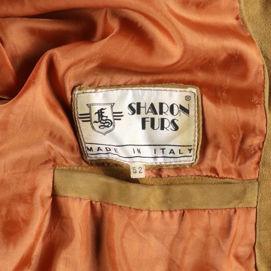 古着 80年代 SHARON FURS バルスタージャケット スエードレザー