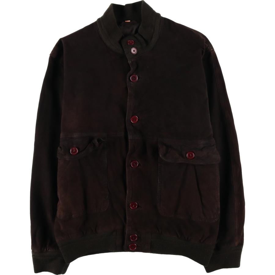古着 Charles Barkley バルスタージャケット スエードレザーブルゾン