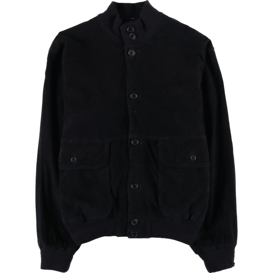 古着 バルスタージャケット スエードレザーブルゾン メンズL相当