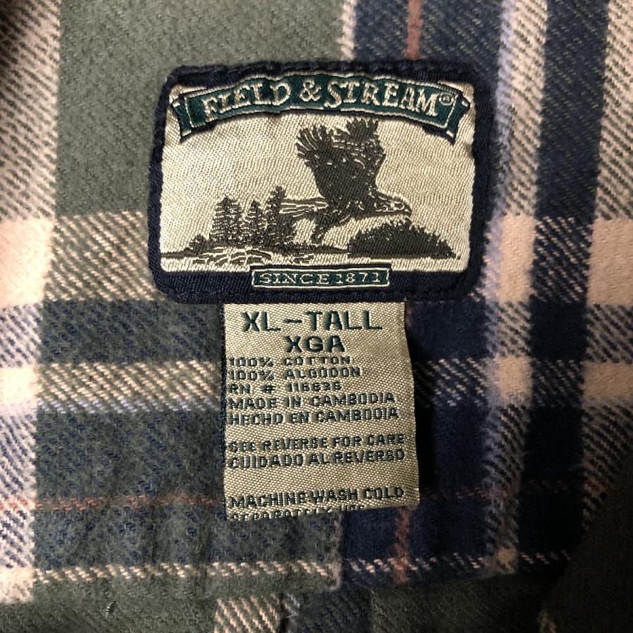 古着 フィールドアンドストリーム FIELD AND STREAM 長袖 ヘビーネル
