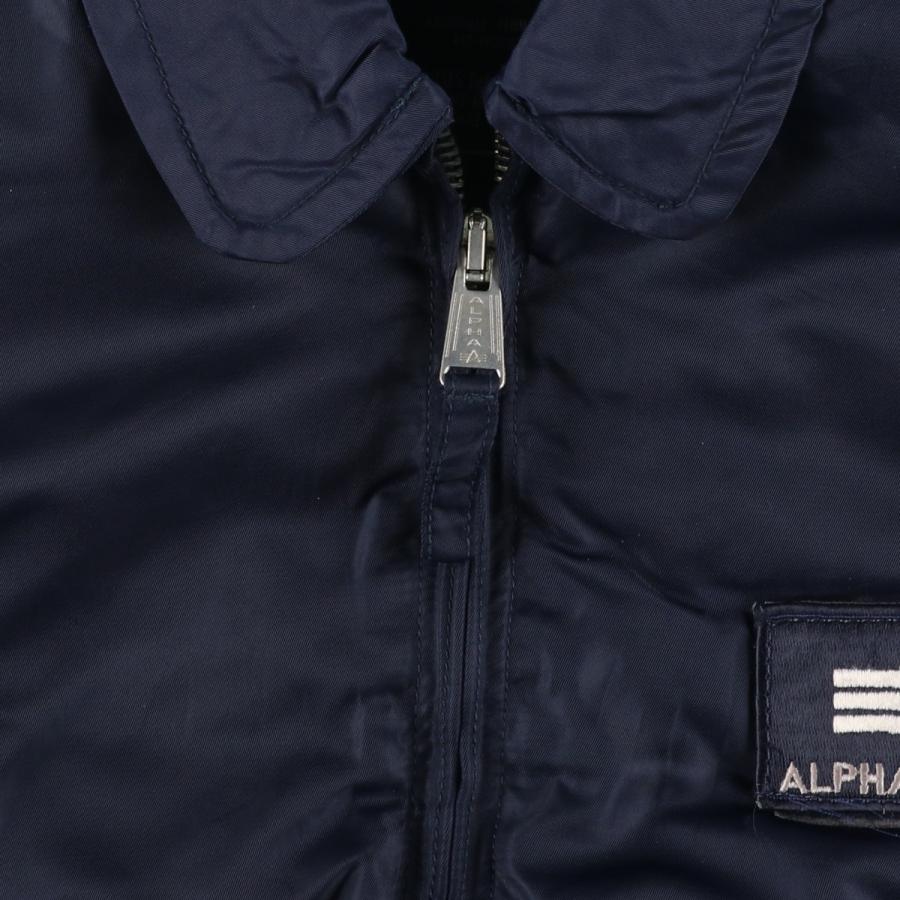 ALPHA CWU-45P フライトジャケット ネイビー 紺 S 中古 アルファ 古着 民間品 アルファ ALPHA CWU-45/Pタイプ ミリタリー フライト