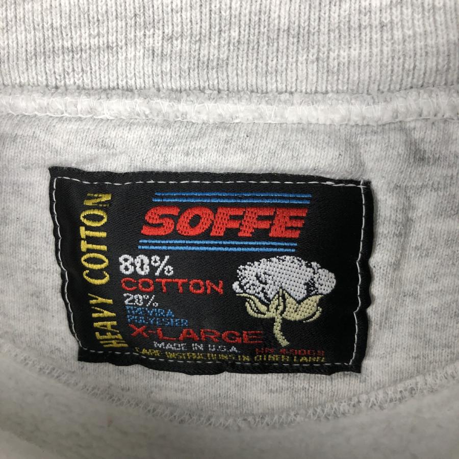 古着 90年代 SOFFE カレッジスウェットシャツ トレーナー USA製 メンズ