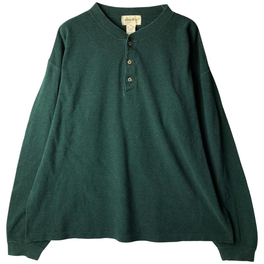 Eddie Bauer（エディーバウアー） 古着 00年代 ヘンリーネック 