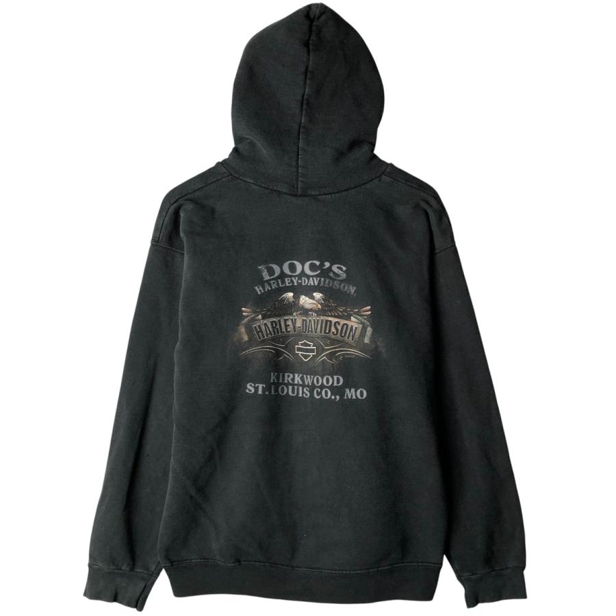 【希少】00s HARLEY-DAVIDSON SWEAT パーカー Harley Davidson（ハーレー・ダビッドソン） XL/古着 長袖 スウェット