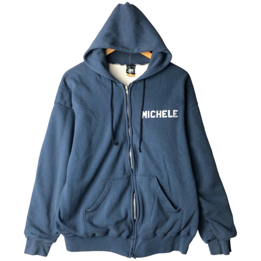 古着 90年代 ACE SPORTSWEAR スウェットフルジップパーカー USA製