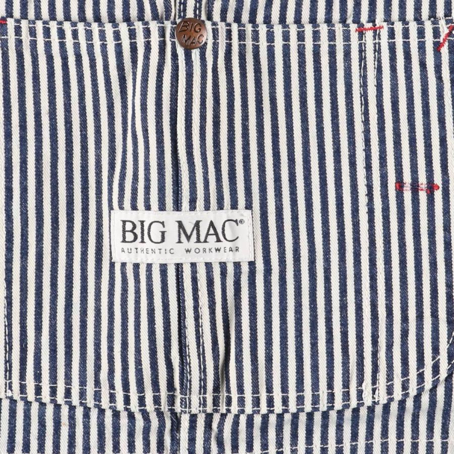 古着 ビッグサイズ 80年代 ペニーズ ビッグマック ヒッコリーストライプ オーバーオール メンズw46相当 ヴィンテージ /eaa598481_2