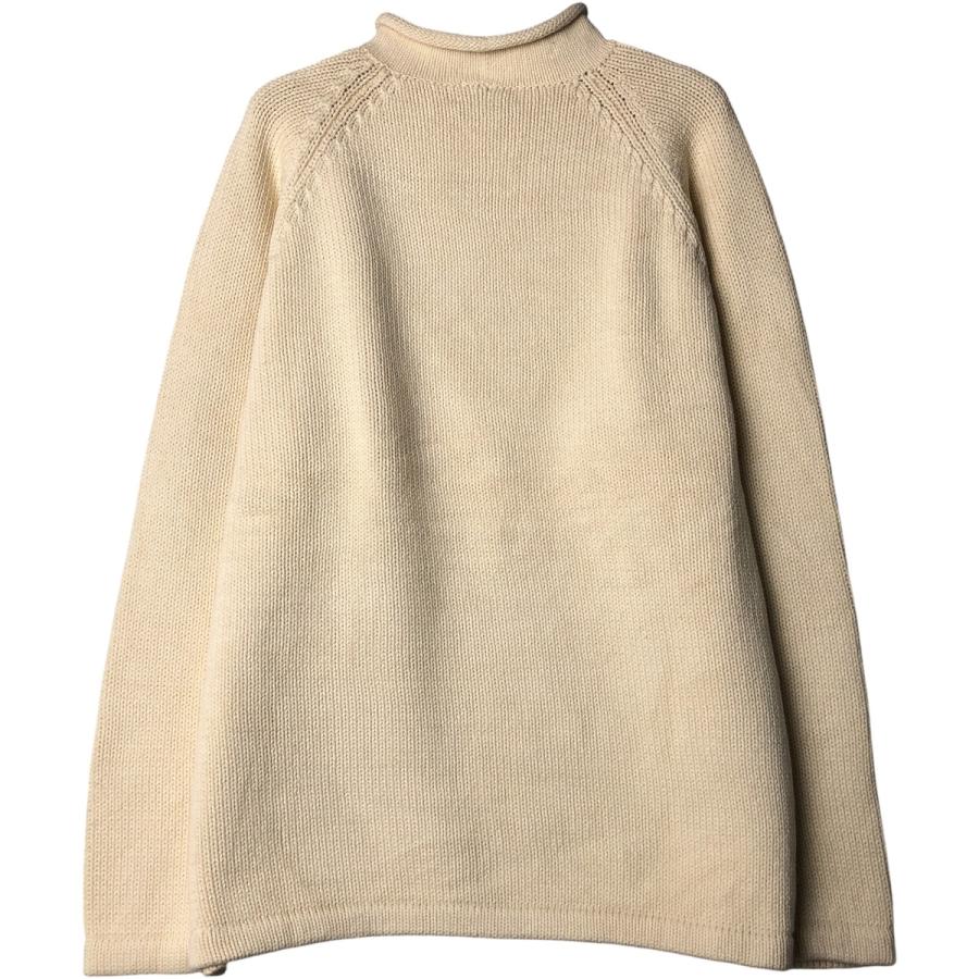 J.Crew - 古着 ジェイクルー J.Crew ロールネック コットンニットセーター レディースM相当 /eaa488849 J.CREW（ジェイクルー） 古着 ロールネック コットンニットセーター
