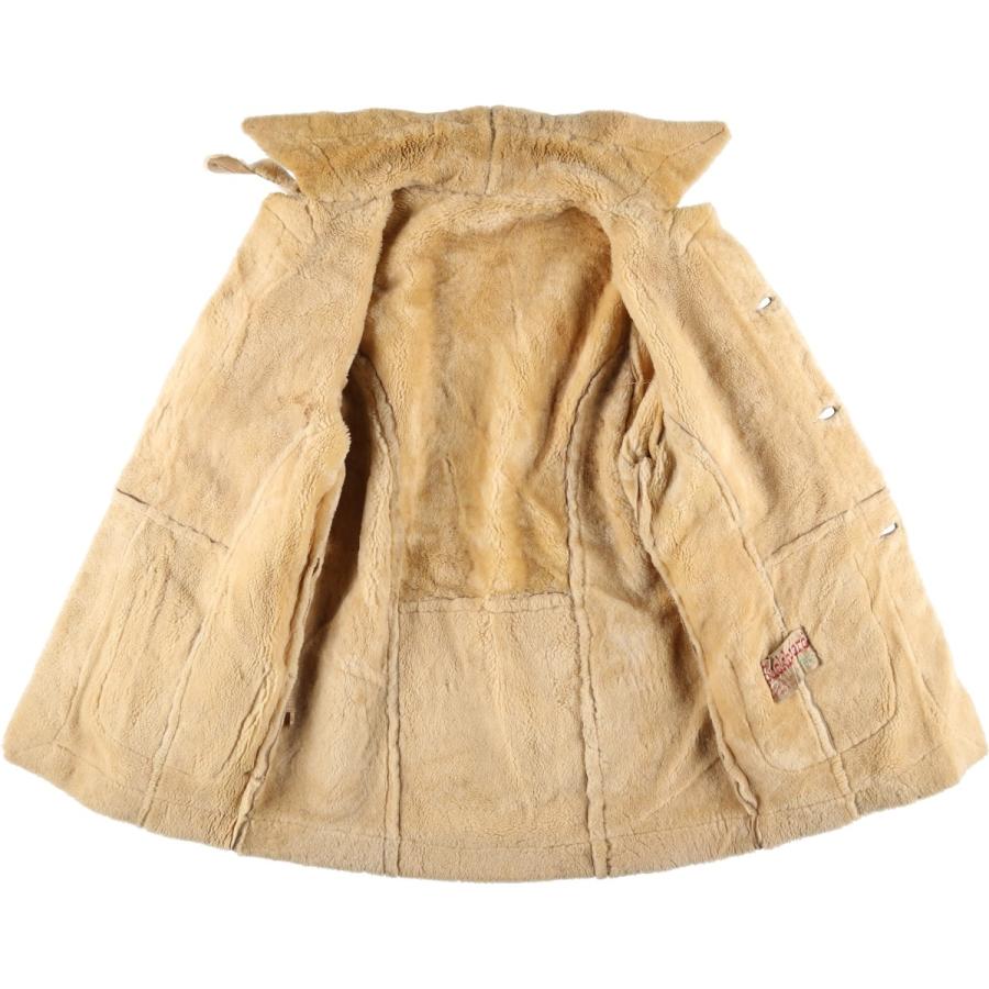 古着 70年代 Buckboard シープスキン ムートンジャケット メンズM相当