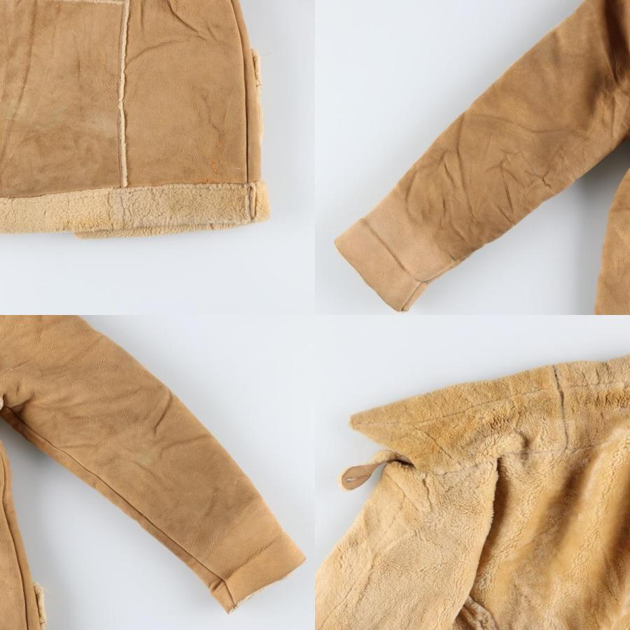 古着 70年代 Buckboard シープスキン ムートンジャケット メンズM相当