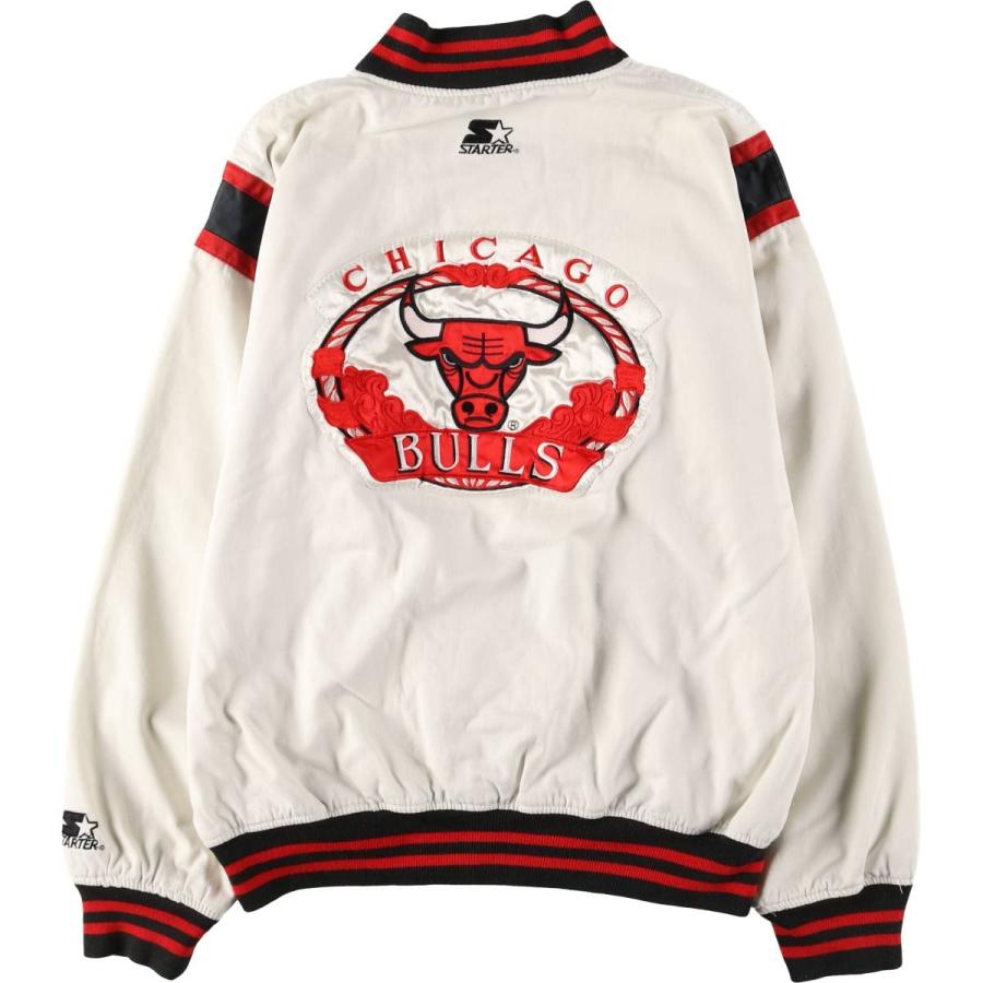 STARTER BULLS CHICAGO ブルゾンジャケット STARTER（スターター） 古着 90年代 Starter NBA CHICAGO BULLS