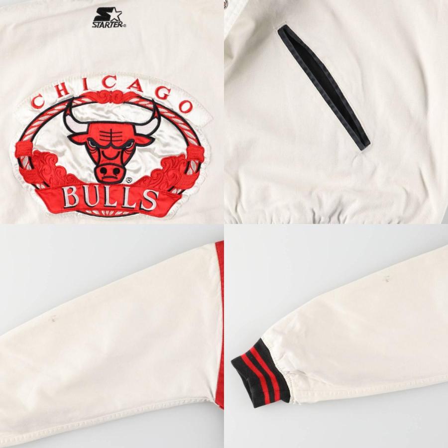 STARTER BULLS CHICAGO ブルゾンジャケット STARTER（スターター） 古着 90年代 Starter NBA CHICAGO BULLS