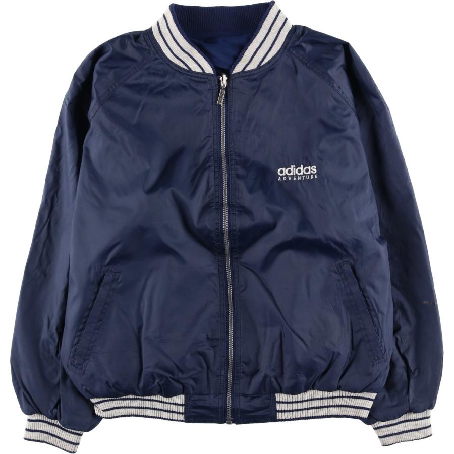 adidas アディダス リバーシブル トラックジャケット adidas（アディダス） 古着 80~90年代 バックロゴ リバーシブル