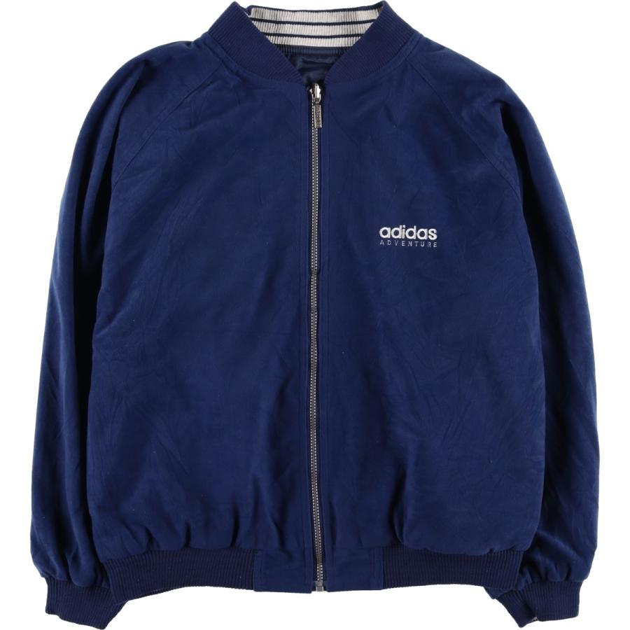 adidas アディダス リバーシブル トラックジャケット adidas（アディダス） 古着 80~90年代 バックロゴ リバーシブル