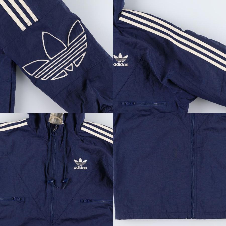 古着 90年代 アディダス  中綿パーカー パファージャケット メンズS相当 ヴィンテージ/eaa598587 adidas（アディダス） 古着 90年代 中綿パーカー パファージャケット