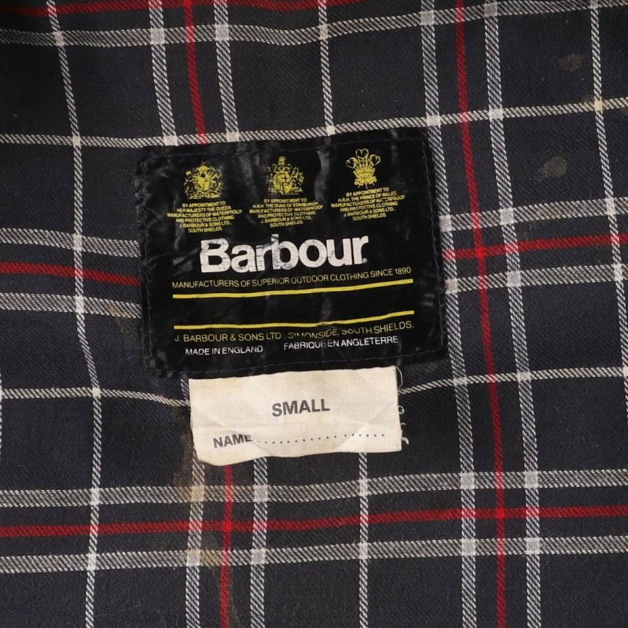 古着 80~90年代 バブアー Barbour 旧3ワラント 中綿入り ワックス