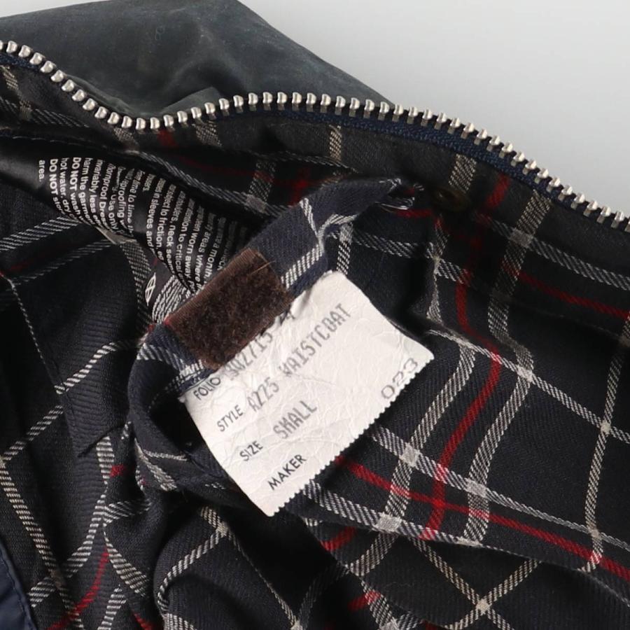 古着 80~90年代 バブアー Barbour 旧3ワラント 中綿入り ワックス