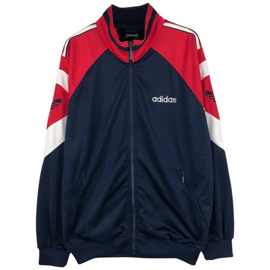美品 古着 adidas アディダス ジャージ トレフォイル 海外限定版 希少 adidas（アディダス） 古着 90年代 トレフォイルロゴ ジャージ
