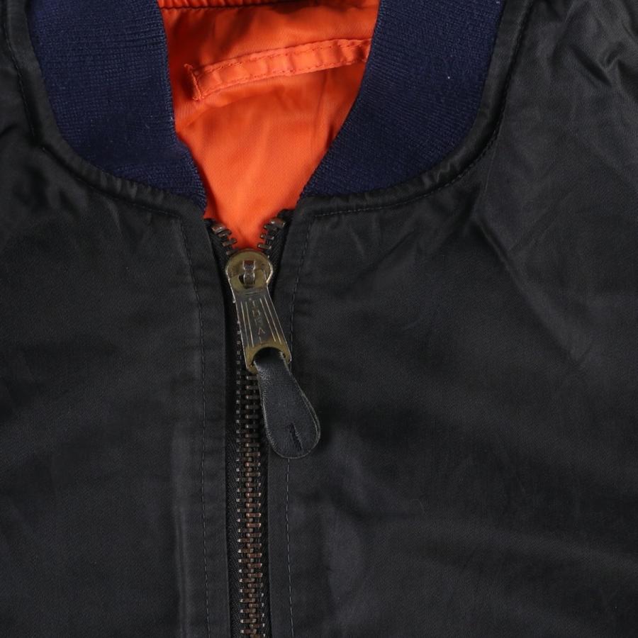 90s wilker industries ma-1フライトジャケット ブラック 90s wilker industries ma-1フライトジャケット ブラック