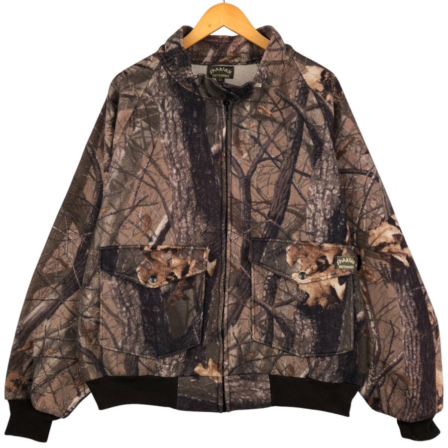 古着 SPARTAN 迷彩柄 リアルツリーカモ フリースジャケット USA製