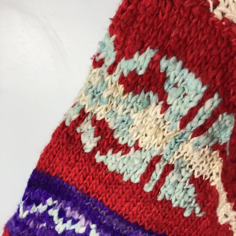 古着 Ecuadorian Handknits 総柄 HAND KNIT ハンドニット エクアドル