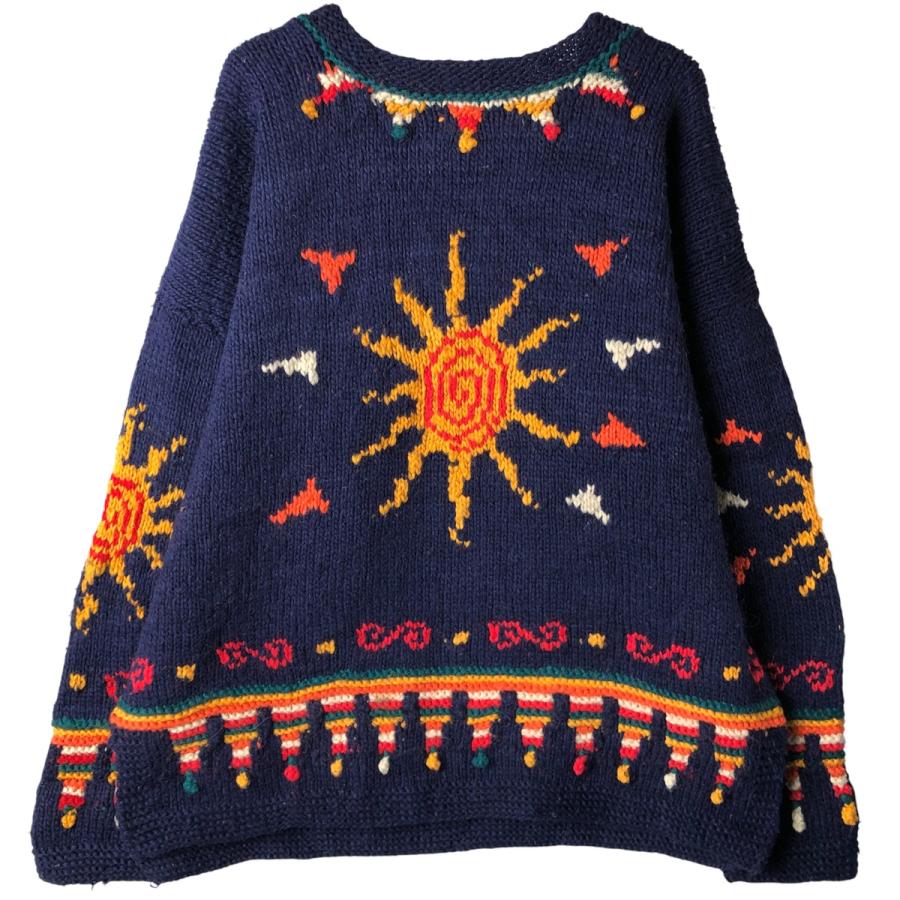 古着 パチャママ PACHAMAMA 総柄 HAND MADE ハンドメイド エクアドル 