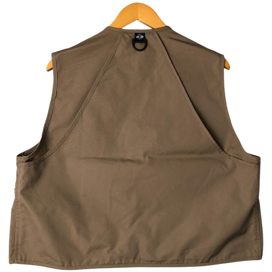 Columbia フィッシングベスト 80s 紺タグ XL カーキ Columbia（コロンビア） 古着 80年代 紺タグ フィッシングベスト