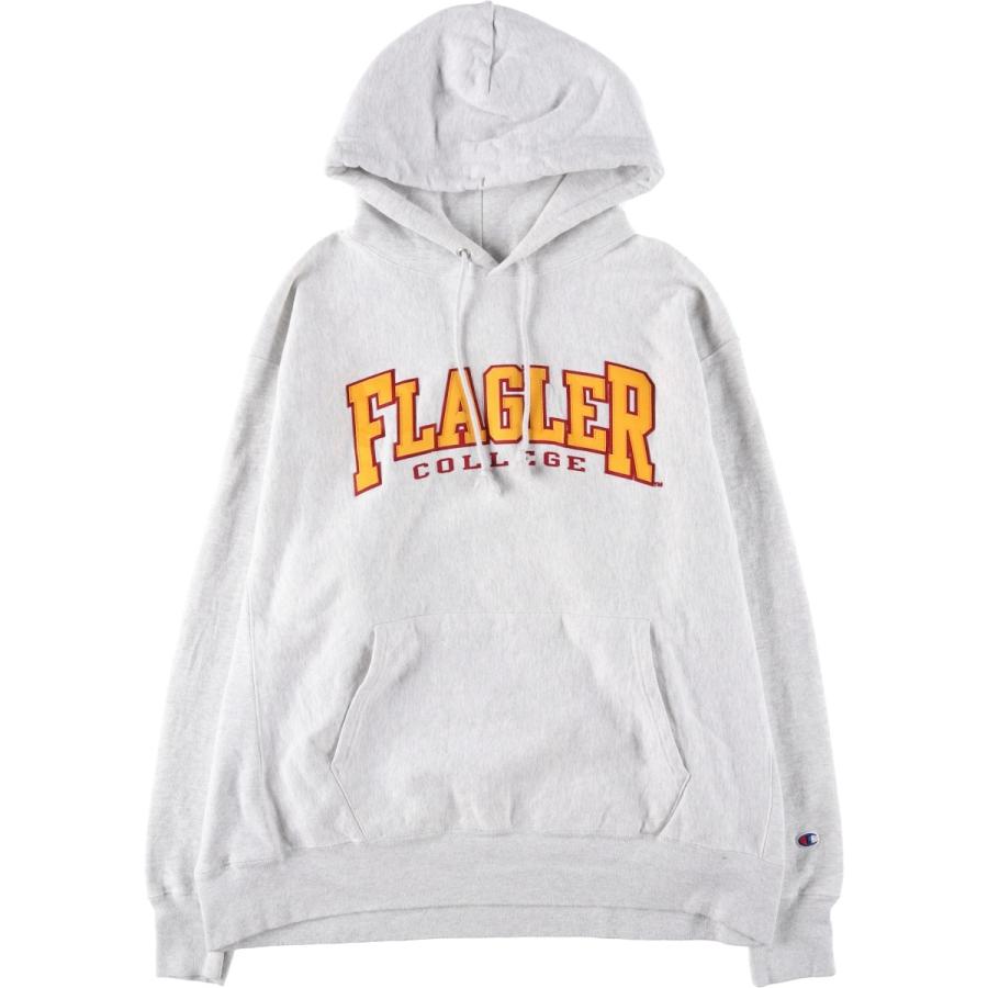 チャンピオン ReverseWeave カレッジ ボロスウェット パーカー Champion（チャンピオン） 古着 Champion REVERSE WEAVE リバース