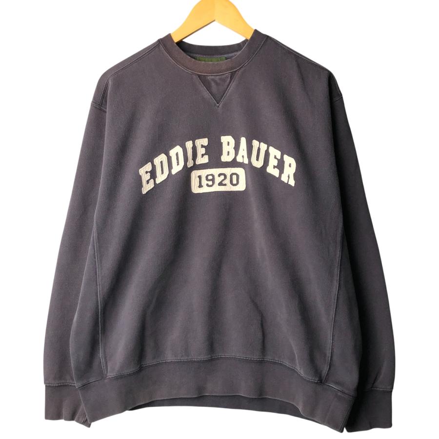 Eddie Bauer（エディーバウアー） 古着 00年代 ロゴスウェットシャツ