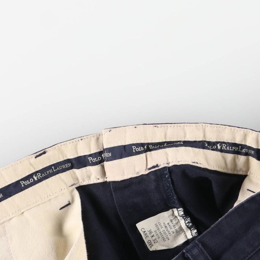 古着 ラルフローレン Ralph Lauren Polo ツータック チノパンツ メンズ