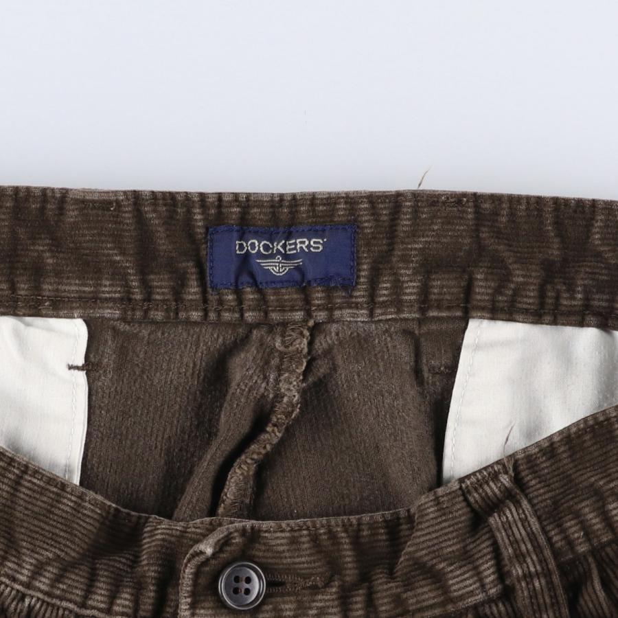 古着 ドッカーズ DOCKERS ツータック コーデュロイパンツ メンズw32