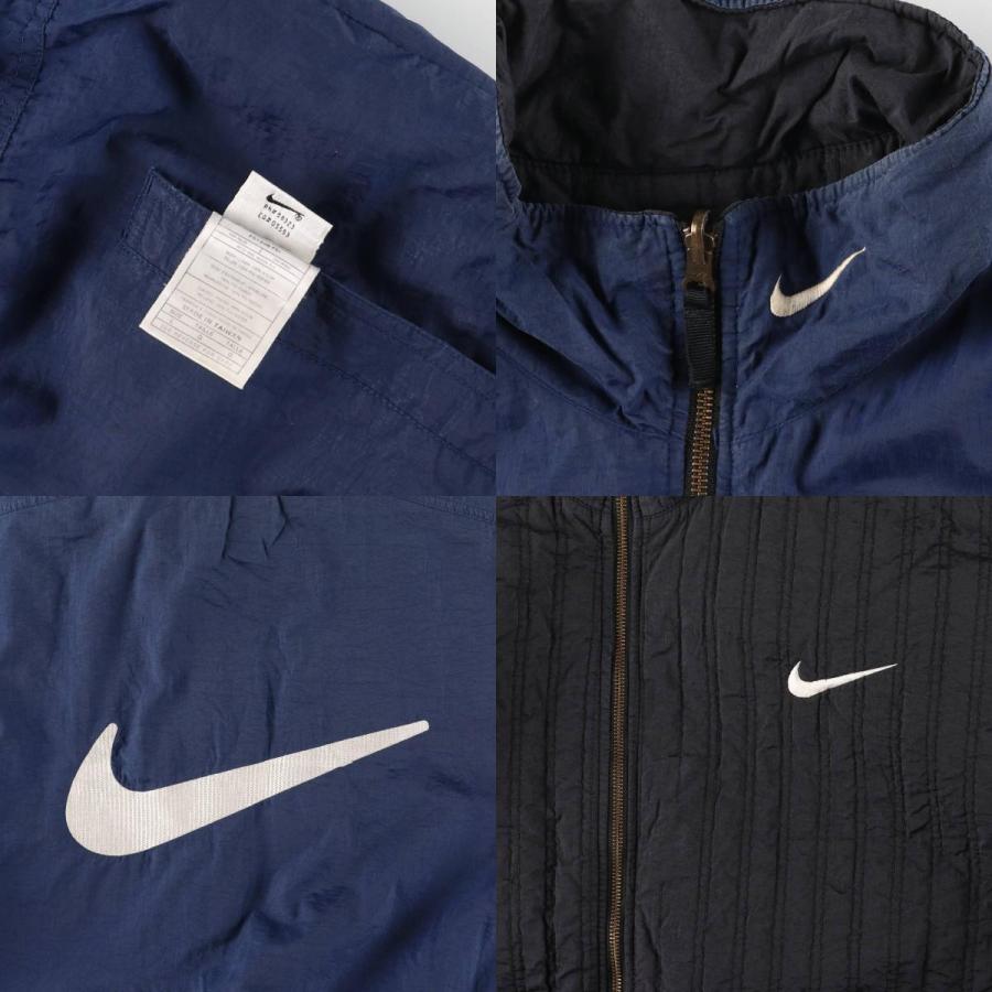 古着 90年代 ナイキ NIKE リバーシブル バックロゴ 中綿ジャケット パファージャケット メンズL相当 ヴィンテージ/eaa598923 NIKE（ナイキ） 古着 90年代 リバーシブル バックロゴ 中綿ジャケット
