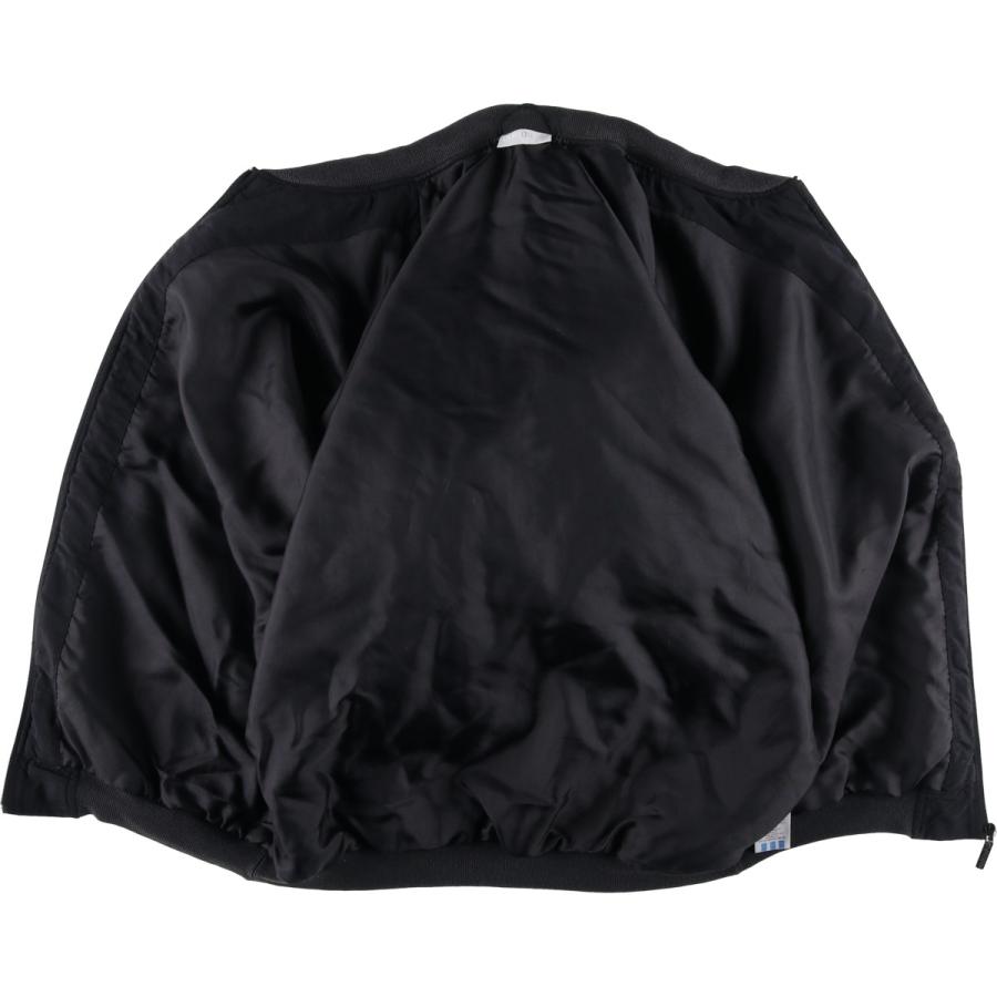 adidas中綿パファージャケット90sドローコード万国旗タグ黒L古着CBOY adidas中綿パファージャケット90sドローコード万国旗タグ黒L古着CBOY