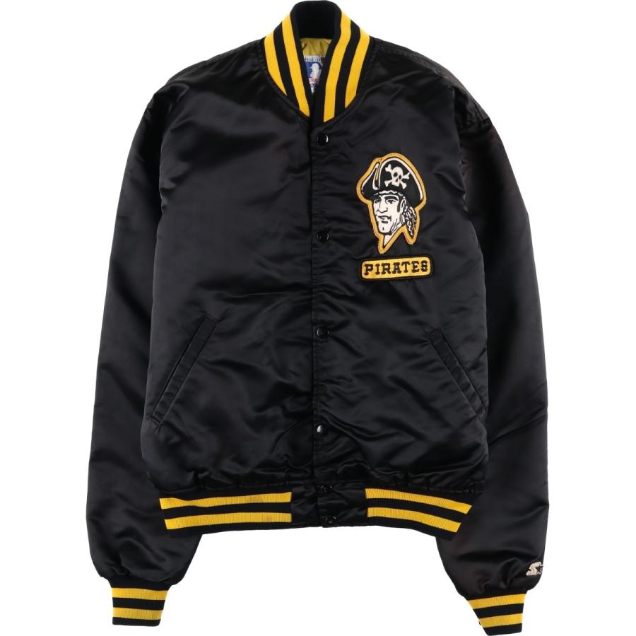 majestic MLBピッツバーグパイレーツ　ナイロン　スタジャン STARTER（スターター） 古着 80~90年代 MLB ピッツバーグパイレーツ