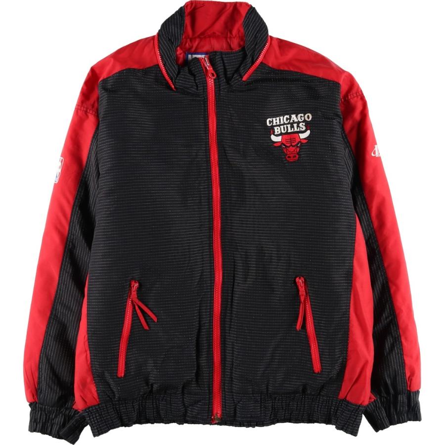 古着 LOGO Athletic NBA CHICAGOBULLS シカゴブルズ 中綿ジャケット