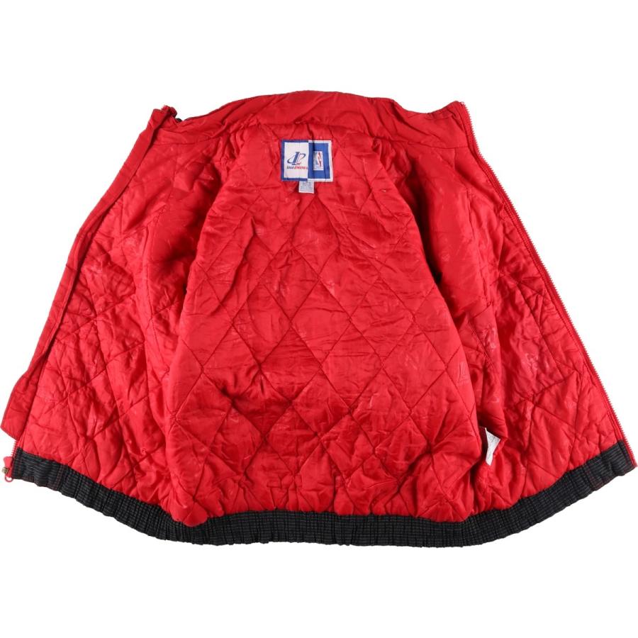 古着 LOGO Athletic NBA CHICAGOBULLS シカゴブルズ 中綿ジャケット