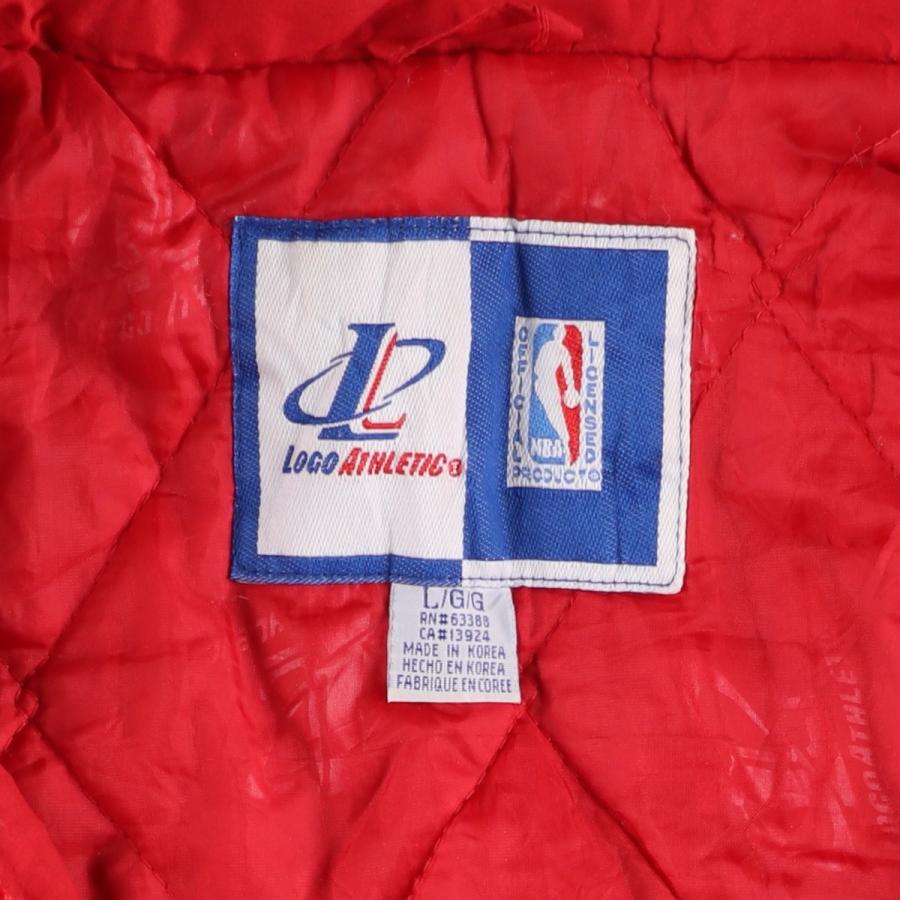 古着 LOGO Athletic NBA CHICAGOBULLS シカゴブルズ 中綿ジャケット