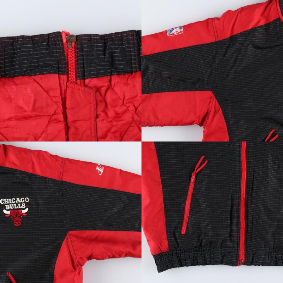 古着 LOGO Athletic NBA CHICAGOBULLS シカゴブルズ 中綿ジャケット