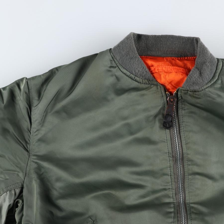 古着 80~90年代 アルファ ALPHA MA-1タイプ 中綿入り ミリタリー