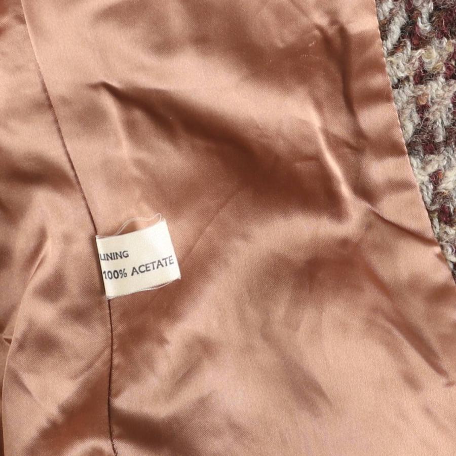 Aquascutum（アクアスキュータム） 古着 チェック柄 ツイードコート
