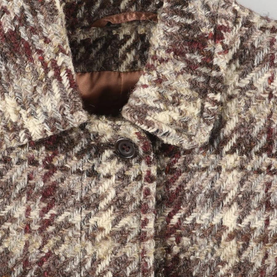 アクアスキュータム チェック ツイード ツィード コート ジャケット ウール 楽天市場】80年代 Aquascutum アクアスキュータム ツイードステン